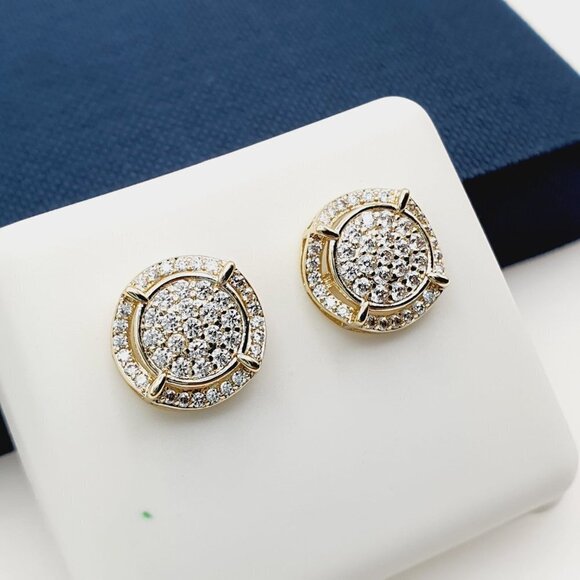 "925 Sterling Silver Plated CZ Earrings, EVBRS446 - Picture 3 of 10